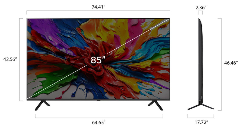 LG 85\" QNED92 Mini-LED 4K UHD Smart webOS TV (85QNED92AUA.ACCQ) – 2025 Model