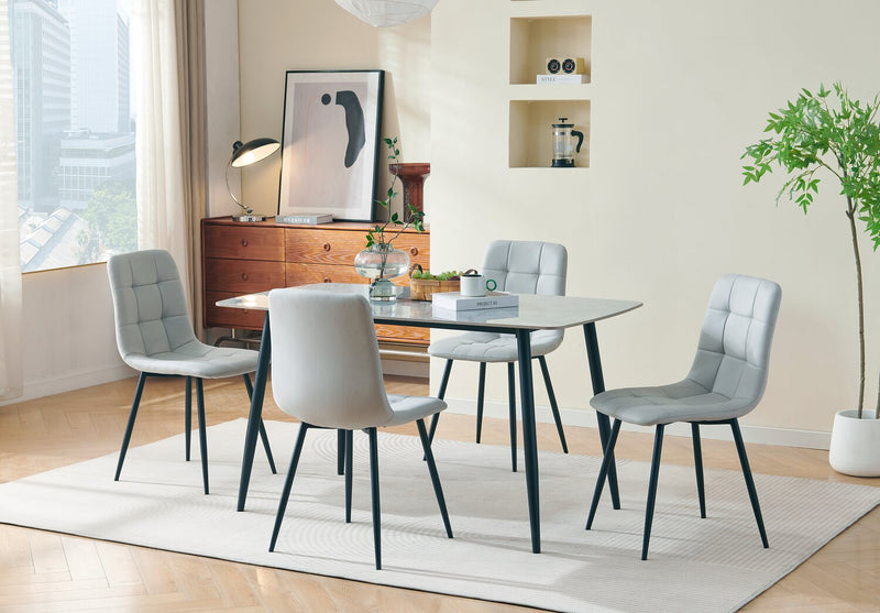 Arlo 5-Piece Dining Set - Grey