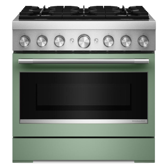 KitchenAid 5.1 Cu. Ft. Dual Fuel Range with No Preheat Air Fry – Cardamom - KFDS936SDC
