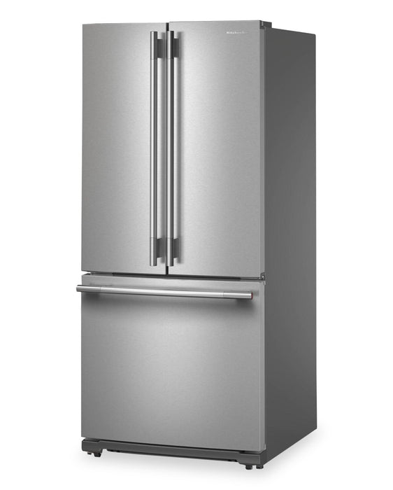 KitchenAid 20 Cu. Ft. 30\" French Door Refrigerator - PrintShield® Stainless Steel - KRFF330SPS
