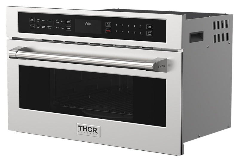 Thor Kitchen 1.6 Cu. Ft. Built-In Professional Microwave Oven with Air Fry – Stainless Steel - TMO30H