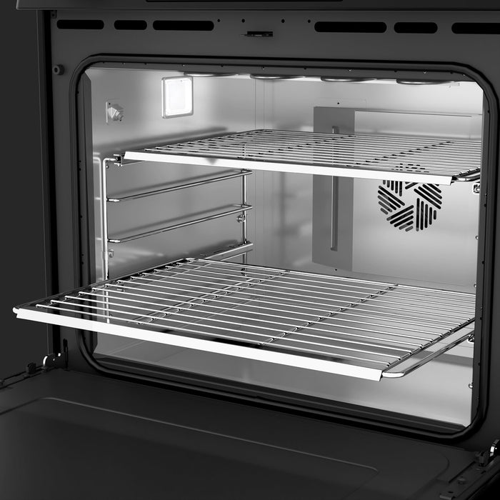Café 30\" 5.7 Cu. Ft. Electric Range with Dynamic Bake - Stainless Steel - CRS70XAWCS1 