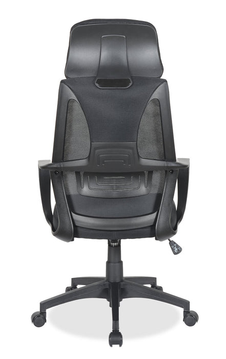 Bennet 24.4\" Adjustable Mesh Office Chair – Black