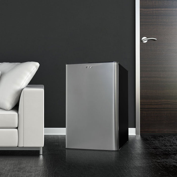 Danby 20.62\" 4.4 Cu. Ft. Single-Door Mini Fridge - Stainless Steel - DAR044A9SLDB