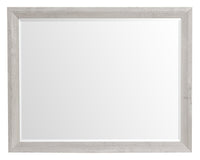 Lark Bedroom Dresser Mirror - Rustic White 