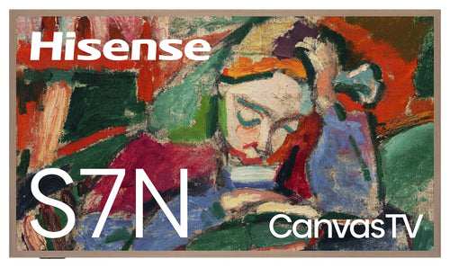 HISENSE 55" CanvasTV QLED 4K UHD Smart Google TV (55S7N) - 2024 Model 