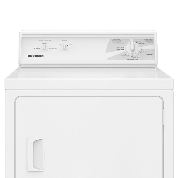 Huebsch 7 Cu.Ft. Top Load Non-Vended Commercial Dryer – White