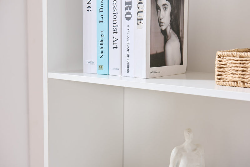 William 31.5\" 2-Shelf Bookcase - White 