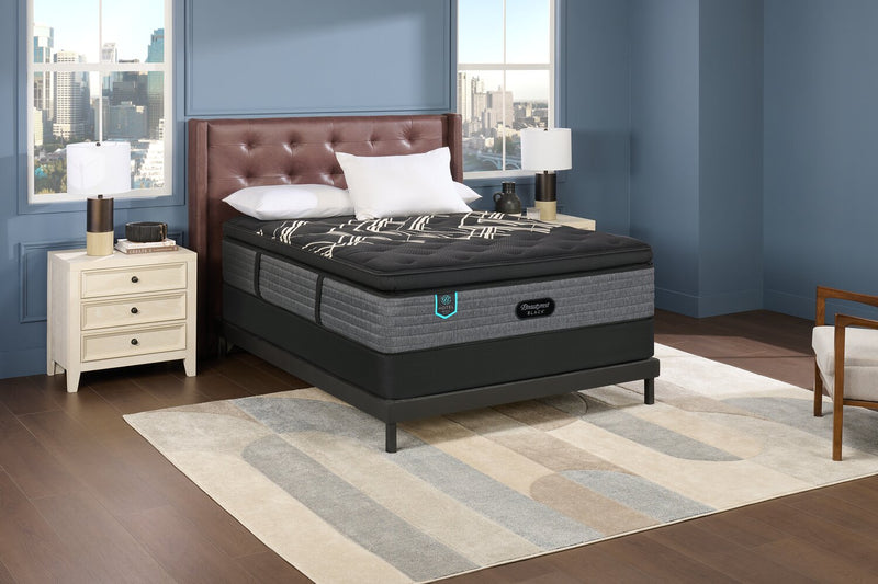 Beautyrest Black Hotel Royal Suite Euro Pillowtop Plush Queen Mattress Set