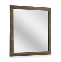 Silas Bedroom Dresser Mirror - Rustic Brown 