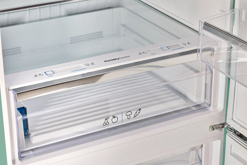 Unique Classic Retro 28\" 17 Cu Ft. Bottom Mount Refrigerator - Turquoise - UNQ-455L T AC