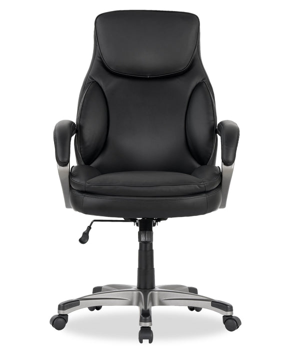 Sealy® Posturepedic Palisade 28\" Adjustable Ergonomic Office Chair - Black