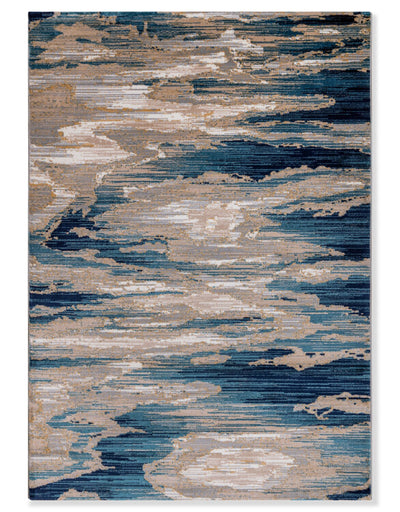 Samantha Multi-Coloured Contemporary Area Rug – 5'3" x 7'5"  | Carpette contemporaine Samantha multicolore - 5 pi 3 po x 7 pi 5 po