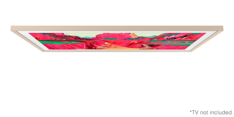 Samsung Customizable Bezel for 75\" The Frame Pro TV - Beveled Sand Gold