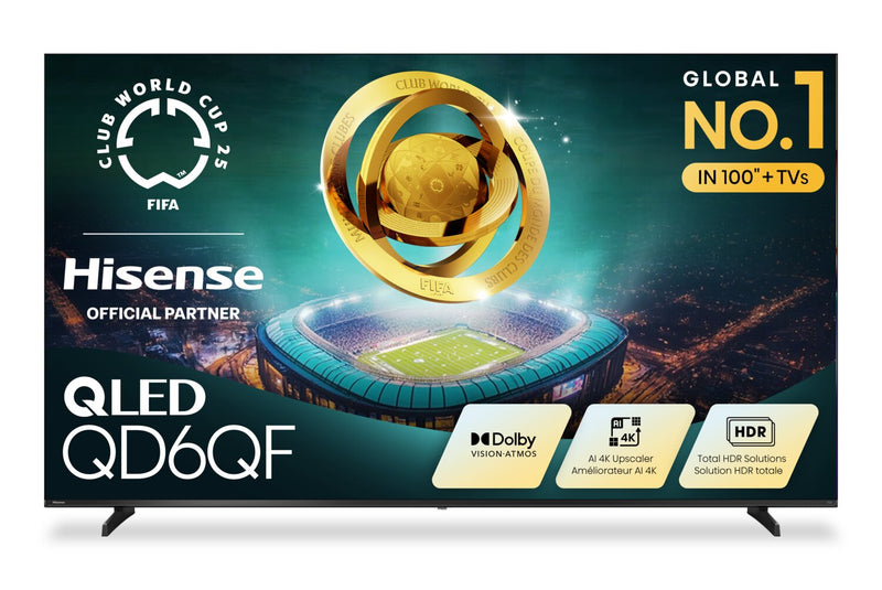 HISENSE 85\" QD6QF QLED 4K UHD Smart Fire TV (85QD6QF)