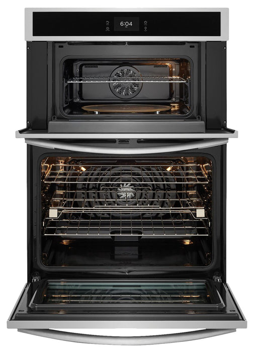 Frigidaire Gallery 30'' 5.3 Cu. Ft. Electric Wall Oven with Stone-Baked Pizza – Stainless Steel - GCWM3070AF 