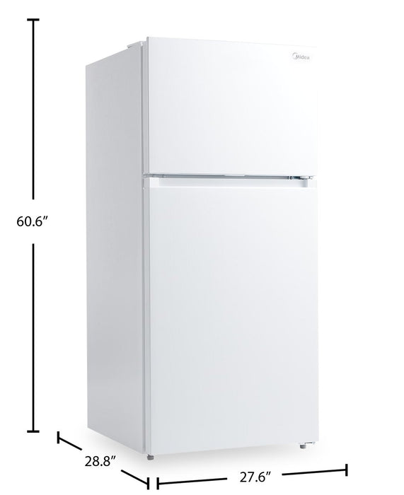 Midea 14 Cu. Ft. Garage Ready Top-Freezer Refrigerator – White - MRT14D2BWW