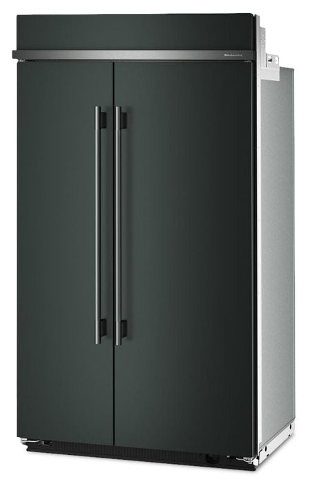 Kitchenaid 48\" 29.4 Cu. Ft. Built-In Side-by-Side Refrigerator – Juniper - KBSN748SJP