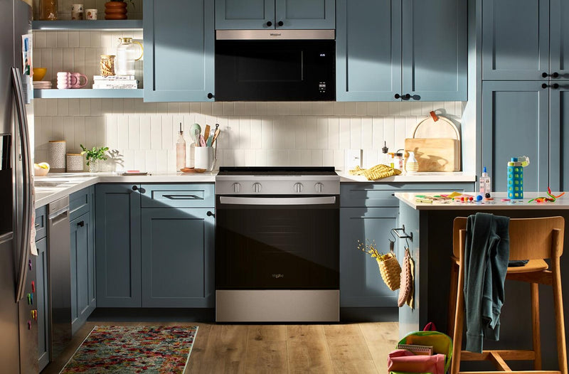 Whirlpool 30\" 5.3 Cu. Ft. Electric Smart Range with No Preheat Mode – Stainless Steel - YWSES3330TS