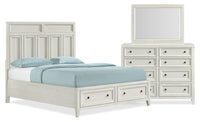 Casa 5-Piece Queen Bedroom Set - White 