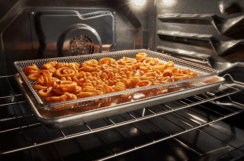 Whirlpool 30\" 5.0 Cu. Ft. Gas Range with Air Cooking – White - WFGS4530SW 