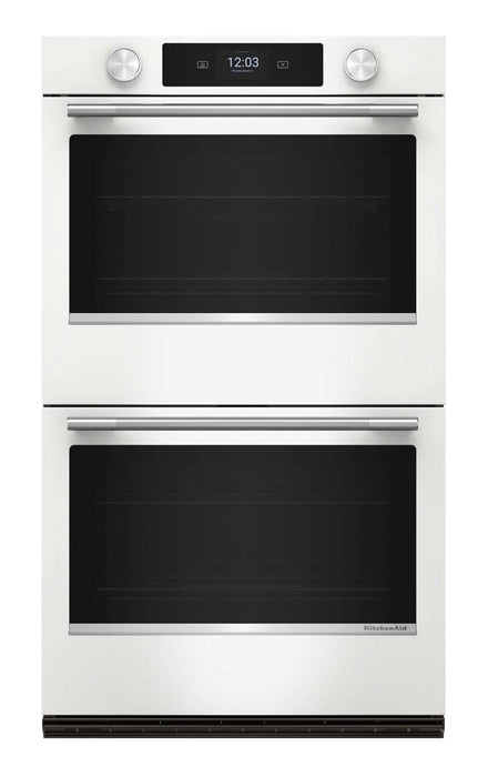 KitchenAid 30\" Smart Electric Double Wall Oven - White - KOED730SWH