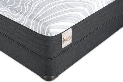 Springwall Spa 12 Plush Smooth Top Queen Mattress in a Box Set | Ensemble matelas moelleux à plateau-coussin dans une boîte Spa 12 de Springwall pour grand lit