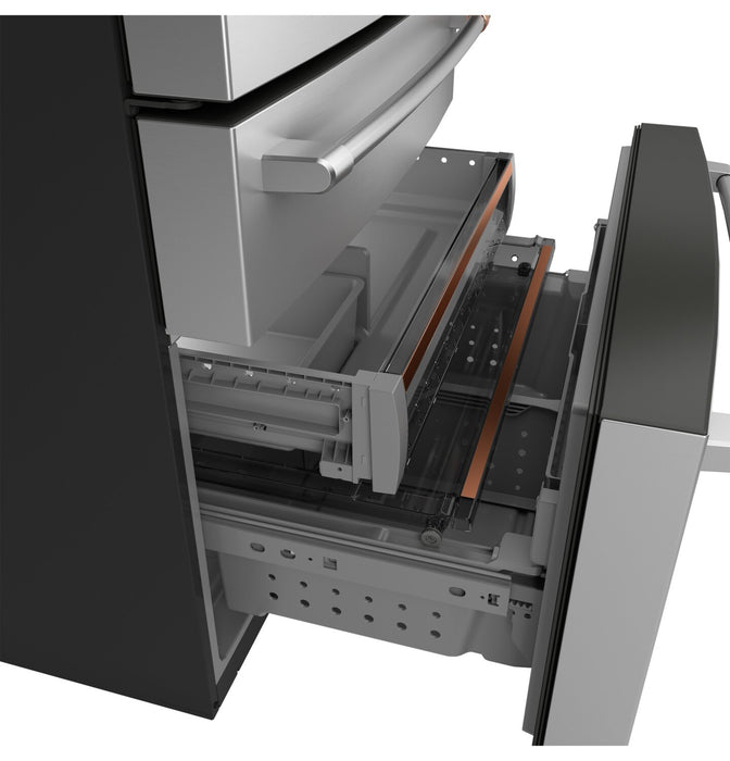 Café 36” 23.2 Cu. Ft. Smart Counter-Depth 4-Door French Door Refrigerator – Stainless Steel - CJE23DP2WS1 