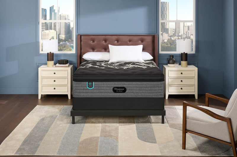 Beautyrest Black Hotel Royal Suite Euro Pillowtop Plush Queen Mattress Set