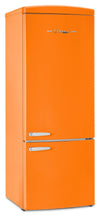 Unique Classic Retro 28\" 17 Cu Ft. Bottom Mount Refrigerator - Orange - UNQ-455L O AC