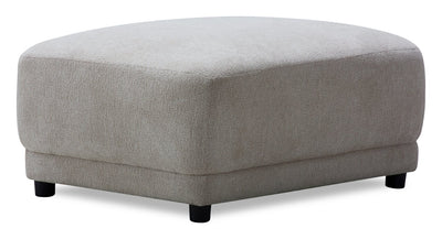 Voyage Fabric Ottoman – Beige | Pouf Voyage en tissu - beige