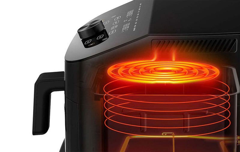 Midea 8-In-1 11-Qt Two-Zone Air Fryer Oven - MAD111D8APKW 