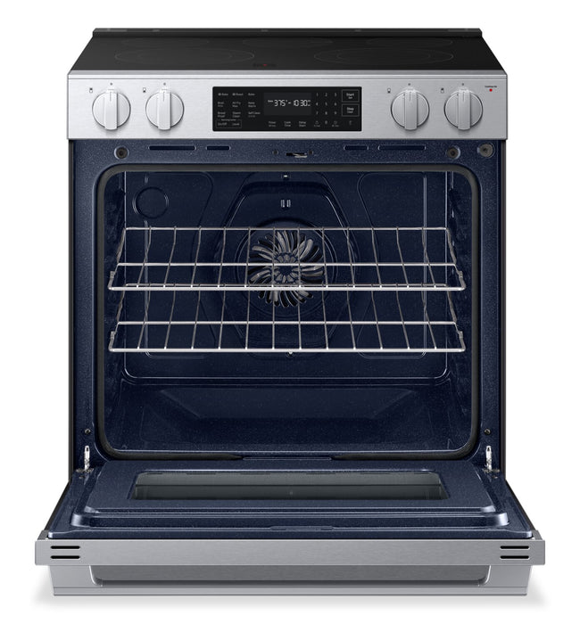 Samsung Bespoke 6.3 Cu. Ft. Slide-In Electric Range with No-Preheat Air Fry Max - NSE70H63SR
