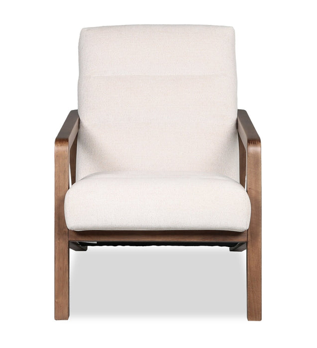 Cove 28\" Chenille Fabric Accent Chair – Taupe 