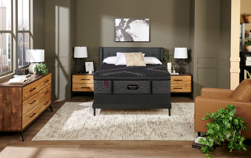 Beautyrest Black Signature Amethyst Eurotop Queen Mattress Set