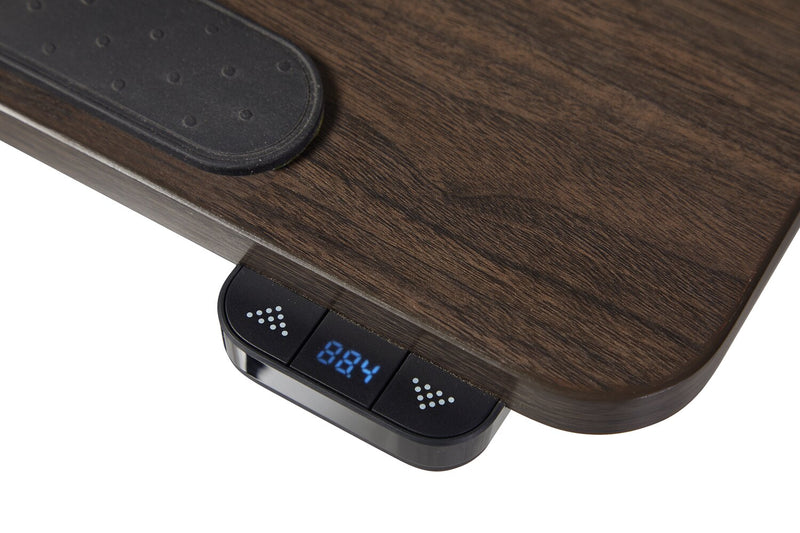 Aaron 26.77\" Portable Lift-Top Office Desk with Adjustable Height - Walnut