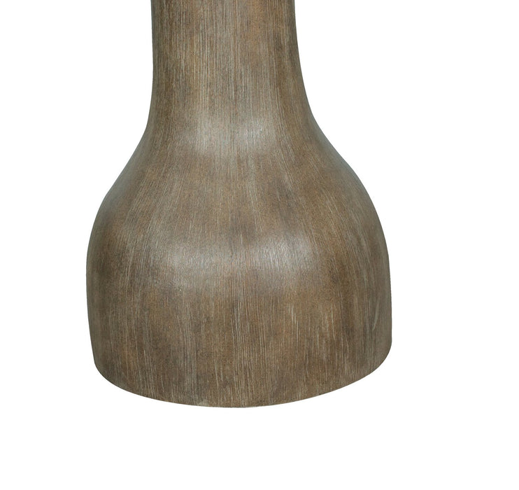 Eldon 20” Modern Round Solid Wood End Table - Porpoise
