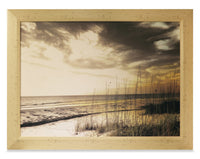 Beach Framed Artwork with Linen Finish- 26