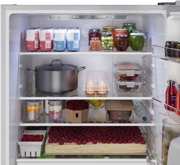 Bosch 100 Series 33\" 17.2 Cu. Ft. Counter-Depth 2-Door Refrigerator - Stainless Steel - B33CM10SNS