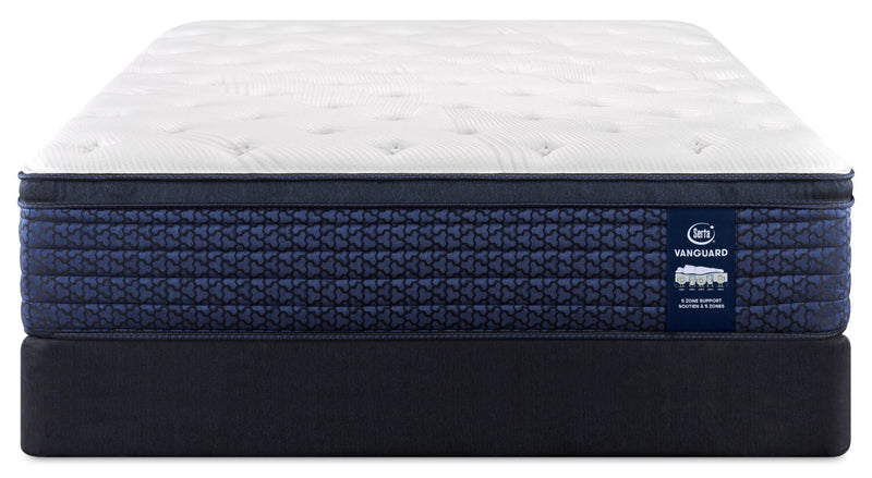 Serta Vanguard Stonebridge Eurotop Medium Full Mattress Set