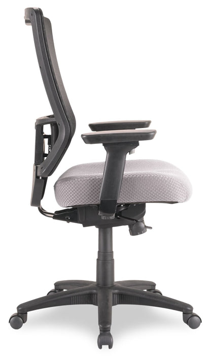 Tempur-Pedic Remy 26.8” Office Chair - Grey with Mesh Back