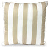Indoor/Outdoor Striped Accent Pillow - Beige