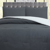 Alpine Lodge 3-Piece Queen Comforter Set – Grey 