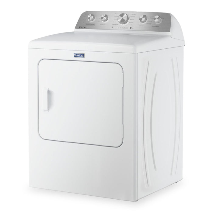 Maytag 5.5 Cu Ft. Top Load Washer with Pet Pro and 7.0 Cu. Ft. Pet Pro Electric Dryer – White