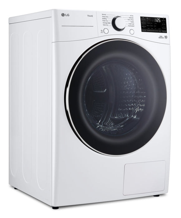LG 7.8 Cu. Ft 6-Motion DirectDrive® Dryer with Heat Pump – White - DLHC3602W