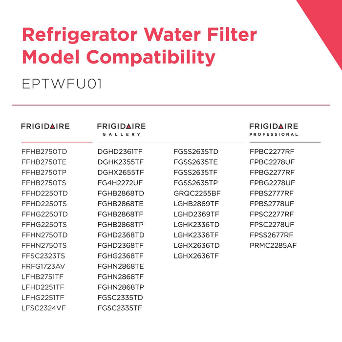 Frigidaire PureSource Ultra II Water and Ice Refrigerator Filter - EPTWFU01