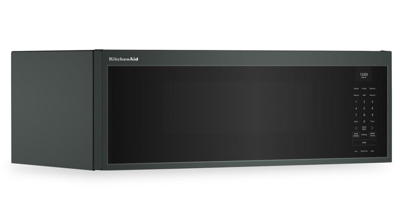 KitchenAid 1.1 Cu. Ft. Smart Low-Profile Over-the-Range Microwave - Juniper - YKMML550RJP