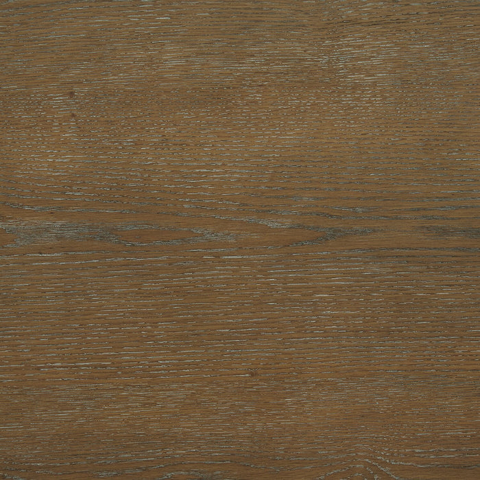 Declan 18\" Modern Round End Table with Shelf – Natural Wood 