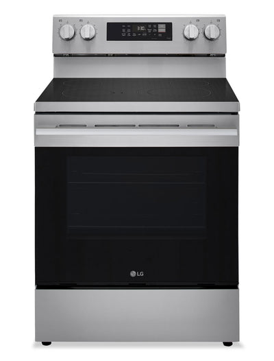 LG 6.3 Cu. Ft. Smart Electric Range with Air Fry - Stainless Steel - LREN6323YE | Cuisinière intelligente électrique LG de 6,3 pi³ avec friture à air - acier inoxydable - LREN6323YE