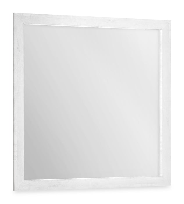 Elite 5pc Bedroom Set with Bed, Dresser & Mirror, LED, Modern, White - Queen Size